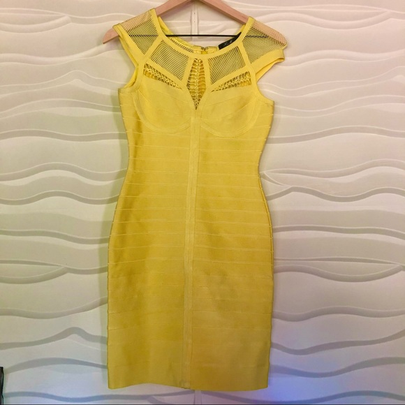 Bandage dress with net details - Picture 1 of 10